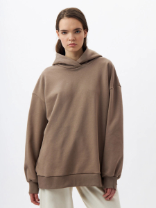 Oversize худи из смесового хлопка