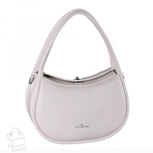 Сумка женская кожаная 1929Y white Polina&Eiterou