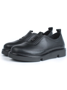 03-PDL 308-1 BLACK Полуботинки женские (натуральная кожа)