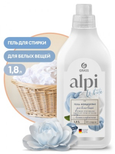 Концентрированное жидкое средство для стирки "ALPI white gel" (флакон 1,8л)