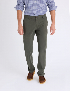 STRAIGHT TWILL CHINO PANTS