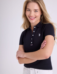 SLIM FIT INTERLOCK POLO SHIRT