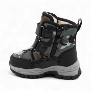 Ботинки на меху С7719-9 серые