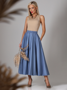 Юбка Широкие жесты, блю