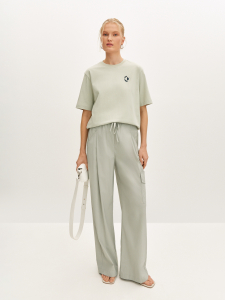 Футболка из хлопка с принтом