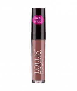 Помада для губ LOLLIS матовая жидкая Matte Liquid Lipstick 03 Меркер Косметика