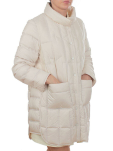 H24-332 MILK Куртка пуховая облегченная женская (белый утиный пух)