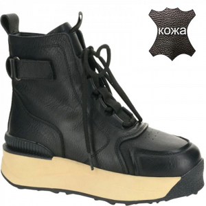 NU588-011 черн Ботинки деми женские (36-41)/10