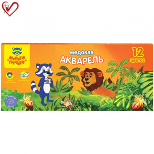 Акварель 12 цветов 