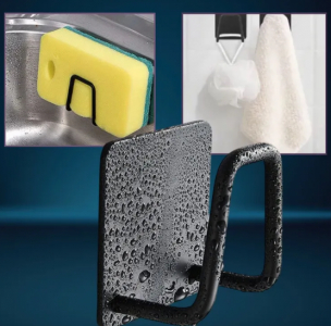 Кухонный держатель для губок ЧЕРНЫЙ, 1 шт.