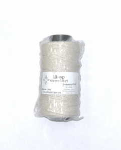Шнур кручёный Х/Б 1.5мм катушк.150м