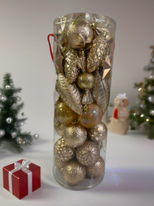 Набор новогодних шаров (40шт) (3618)