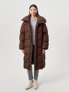 Непромокаемый пуховик с мембраной и утеплителем 90% пух и 10% перо