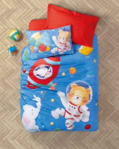 КПБ Cotton Box Junior (PLANET MAVI) 1.5