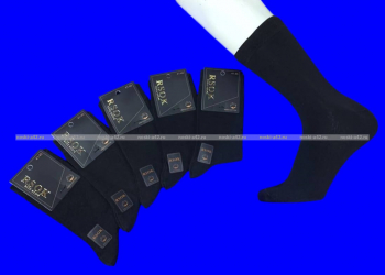 RSOK носки мужские хлопок RS-002 (RS-003, RS-004) ЧЕРНЫЕ
