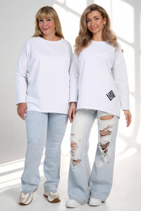 Кофта футер life дл/р