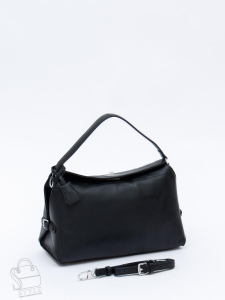 Сумка женская кожаная 1026L black Polina&Eiterou