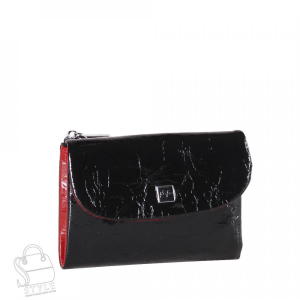 Женский кошелек 7007-14 black red Velina Fabbiano