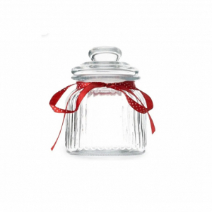 Банка стеклянная с крышкой FLEUR 650мл