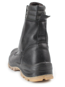 05-9000 BLACK Ботинки зимние мужские (натуральная кожа, искусственный мех)