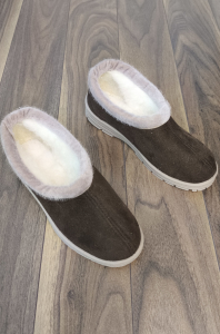 Бабуши, велюр (коричневый)