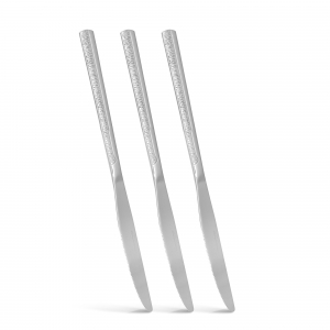 Ножи столовые из нержавеющей стали 22,5 см / 3 шт Flor