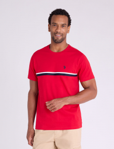 SIGNATURE TRICOT PIECED JERSEY T-SHIRT