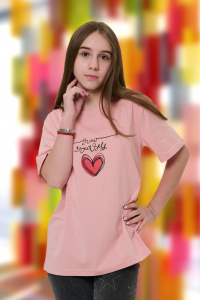 футболка для девочки Д 0114-27 -50%