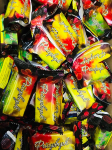 Суфлейная конфета «Фейерверк», ассорти в одной коробке вкус :крем брюле, шоколад брауни, карамель Коробка 2 кг