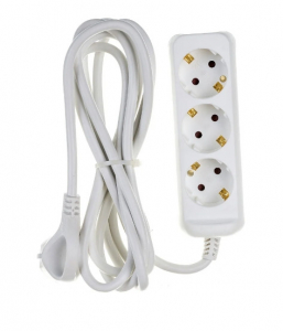 Удлинит.ПВС с заземл. 1.5-1.7м 3роз