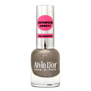 Лак для ногтей Holographic Alvin D`or коричневый тон 06