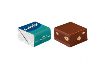 «BabyFox», шоколадные конфеты  Pralines Style фундук, арахис и молочный шоколад (упаковка 0,5 кг)