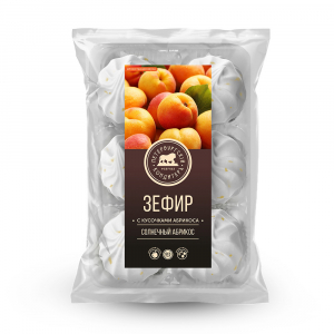 Зефир "Солнечный абрикос" с кусочками абрикоса