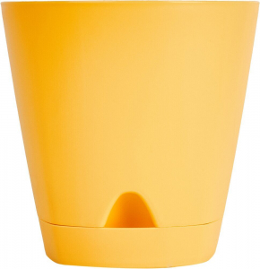 Горшок для цветов amsterdam 8л с прикорневым поливом, спелая груша