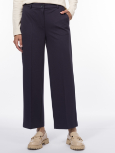 Укороченные брюки из вискозного трикотажа