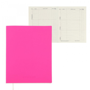 Дневник школьный для 1-11 классов Pink soft touch, мягкая обложка, искусственная кожа, ляссе, 80 г/м?