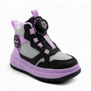 Кроссовки зимние на меху В7187-39 фиолетовые