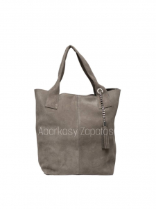 Ab.Zapatos Pelle SHOPPER ser (590) gris