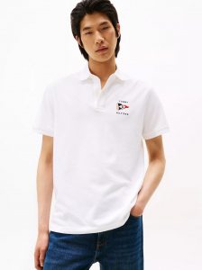 Regular Fit Nautical Flag Polo