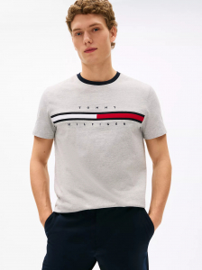 Embroidered Flag Logo T-Shirt