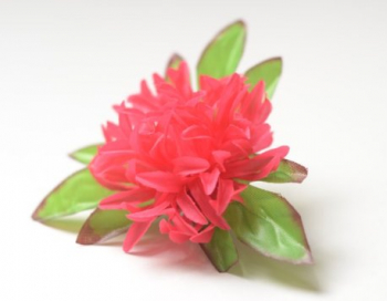 Искусственные цветы, Голова хризантемы на листе для ветки, венка