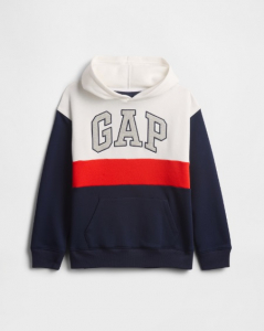 Kids Relaxed Gap Logo Print Hoodie