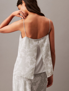 Chiffon Botanic Print Tank Top