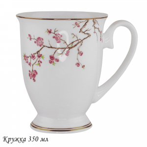 145-630 Кружка 350 мл САКУРАуп.(х36)Костяной фарфор