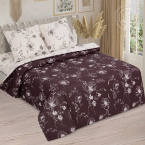 Постельное белье Каролина с простынью на резинке (поплин DE LUXE)