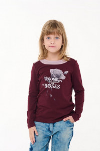лонгслив для девочки Д 09/1-18 -50%