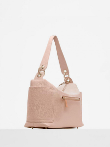 Женская кожаная сумка Richet 2933LG 757 Пудра