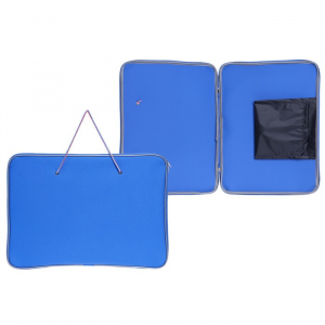 Папка для чертежей и рисунков А3, 470 х 340 х 20 мм, с ручками текстильная 