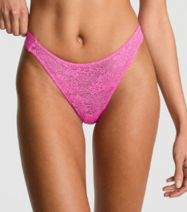 Bling Lacie Logo Scoop Thong