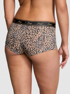 Logo Cotton Shine Boyshort Panty